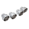 NISSAN GTR 3.5" TURBO BACK VALVED EXHAUST WITH 5 INCH STAINLESS TAILPIPES-carbonizeduk
