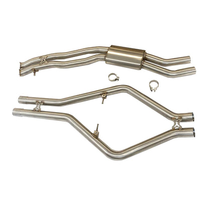 BMW X6 E71 VALVETRONIC 2.5 INCH STAINLESS STEEL EXHAUST-carbonizeduk