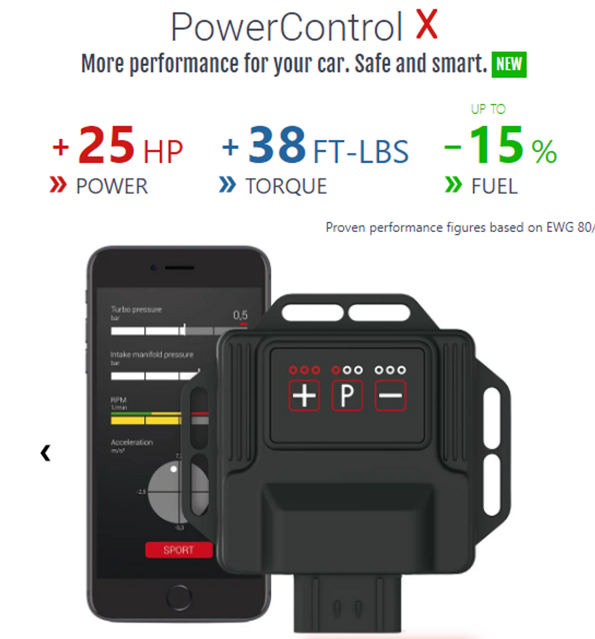 DTE Systems PowerControl X Chip Tuning Box - Volkswagen Amarok 3.0 TDI 258 HP-carbonizeduk