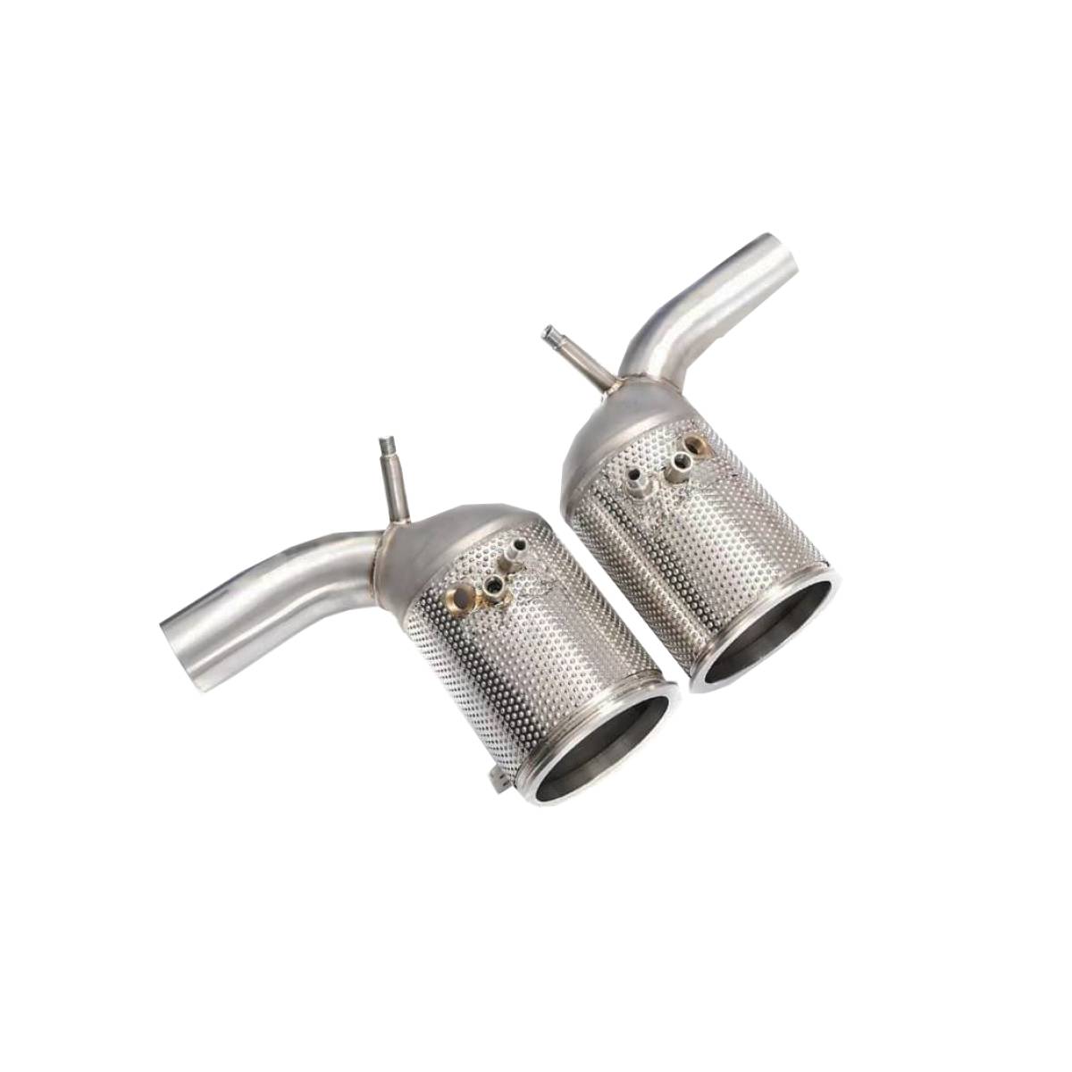 PORSCHE 911 992 CARRERA DECAT EXHAUST DOWNPIPES-carbonizeduk