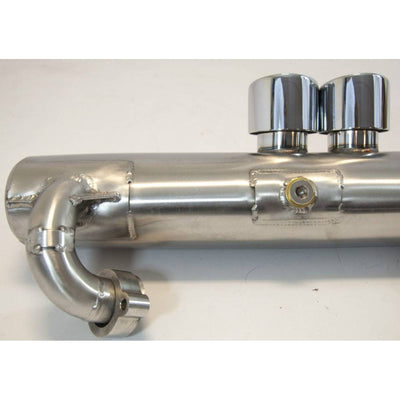 SMART FORTWO (450) 700CC CENTRE EXIT EXHAUST WITH VALANCE-carbonizeduk