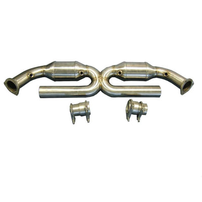 PORSCHE 911 996 CARRERA 200CPSI EXHAUST CATALYTIC CONVERTERS 2.5" 63MM-carbonizeduk