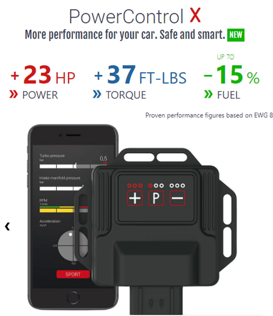 DTE Systems PowerControl X Chip Tuning Box - Volkswagen Polo GTI (MK5) 1.8 TSI 192 HP-carbonizeduk