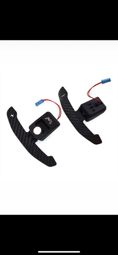 Madtrack Magno BMW F SERIES MAGNETIC CLUBSPORT PADDLE SHIFTERS GLOSS CARBON-carbonizeduk