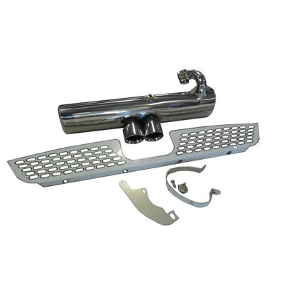 SMART FORTWO (450) 700CC CENTRE EXIT EXHAUST WITH VALANCE-carbonizeduk