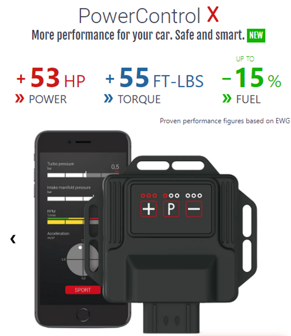 DTE Systems PowerControl X Chip Tuning Box - Volkswagen Scirocco R (MK3) 2.0 TSI 280 HP-carbonizeduk
