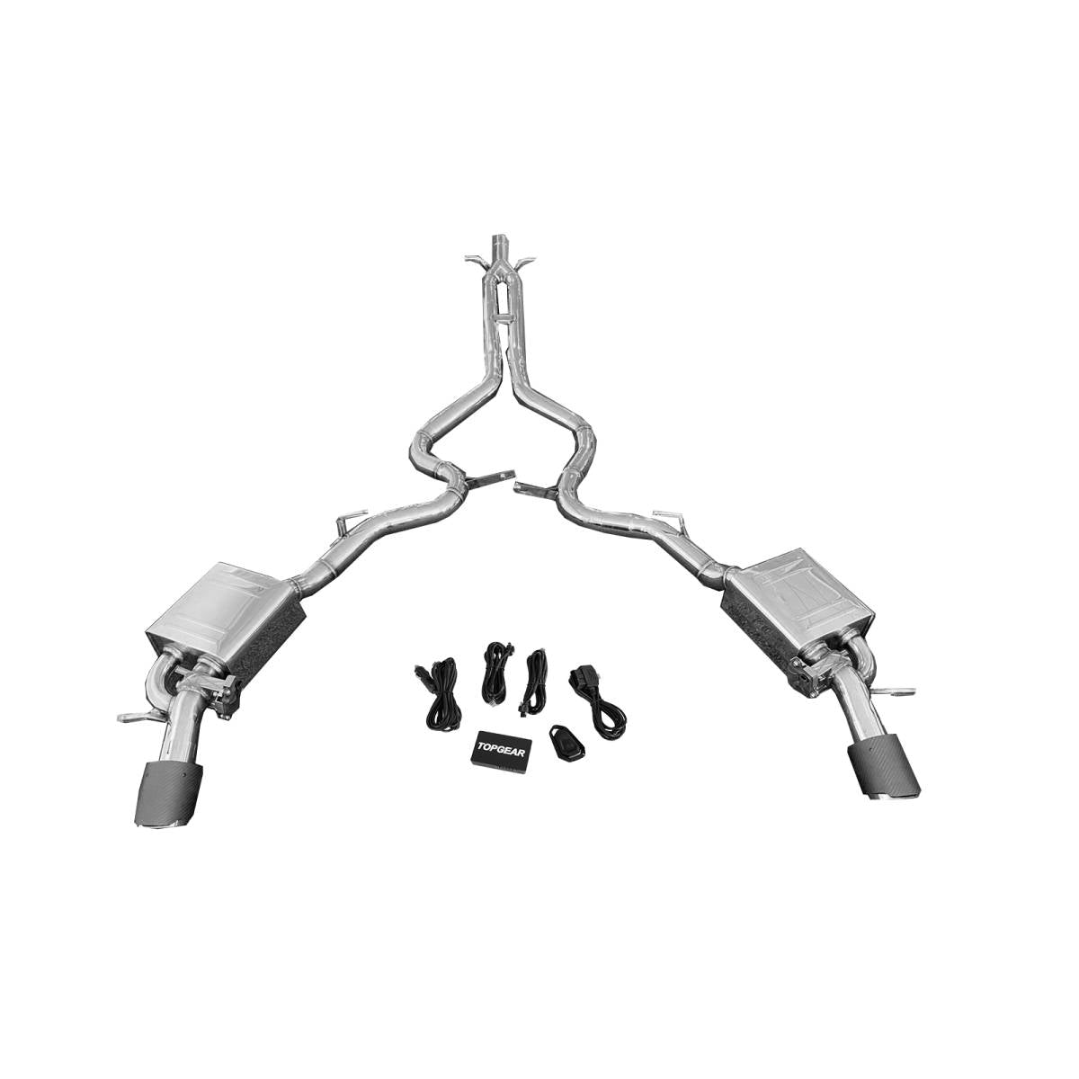 LAND ROVER DISCOVERY 2.0T VALVETRONIC CAT BACK EXHAUST-carbonizeduk