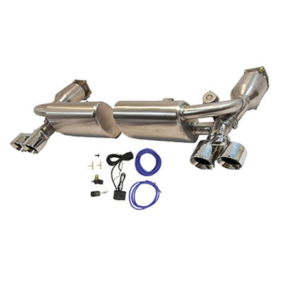 PORSCHE 911 997.1 TURBO VALVETRONIC EXHAUST WITH TAILPIPES-carbonizeduk