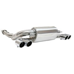 BMW E82 EXHAUST REAR SILENCER TWIN TAILPIPES-carbonizeduk