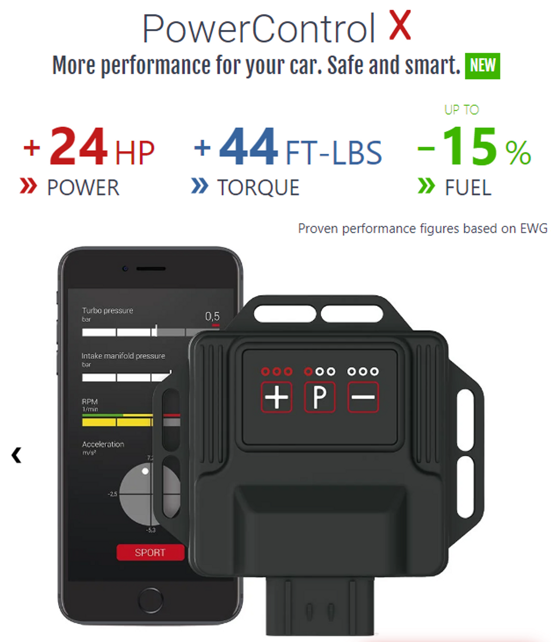 DTE Systems PowerControl X Chip Tuning Box - Ford Ranger 2.2 TDCI 160 HP-carbonizeduk