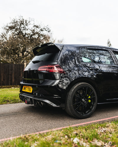 Volkswagen Golf R MK7.5 Carbon fibre F1 Rear diffuser 2017-2019 LIMITED EDITION-carbonizeduk