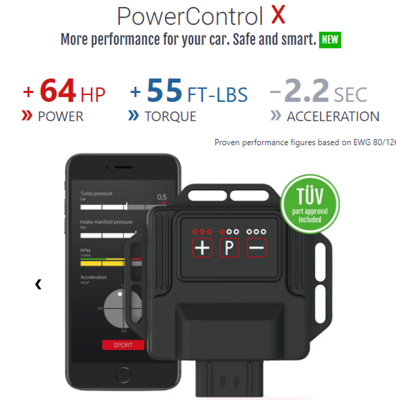 DTE Systems PowerControl X Chip Tuning Box - Volkswagen Tiguan R 4 Motion 2.0 TSI 320 HP-carbonizeduk