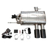 MINI COOPER S F56 2.0 VALVED REAR EXHAUST SILENCER-carbonizeduk
