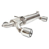 NISSAN 350Z REAR EXHAUST SILENCER STAINLESS TAILPIPES-carbonizeduk