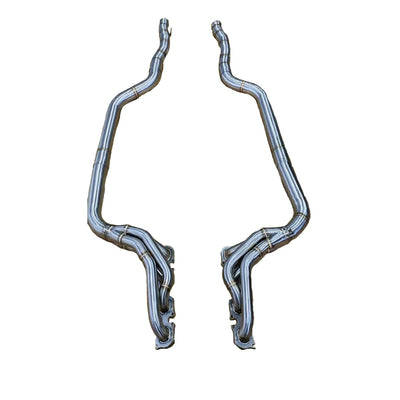 MERCEDES-BENZ C63 AMG W204 MANIFOLD HEADER & DECAT EXHAUST DOWNPIPE (LHD)-carbonizeduk