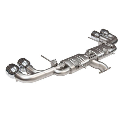 NISSAN GTR 3.5" TURBO BACK VALVED EXHAUST WITH 5 INCH STAINLESS TAILPIPES-carbonizeduk