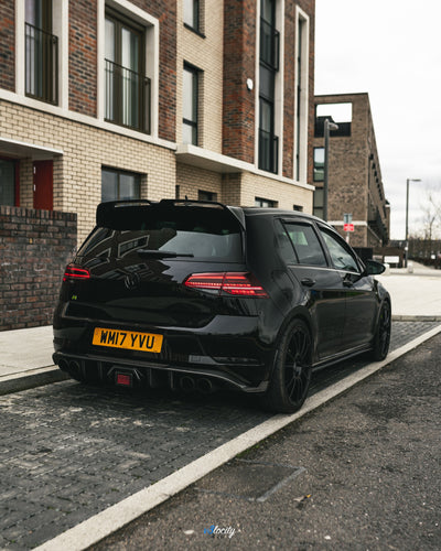 Volkswagen Golf R MK7.5 Carbon fibre F1 Rear diffuser 2017-2019 LIMITED EDITION-carbonizeduk