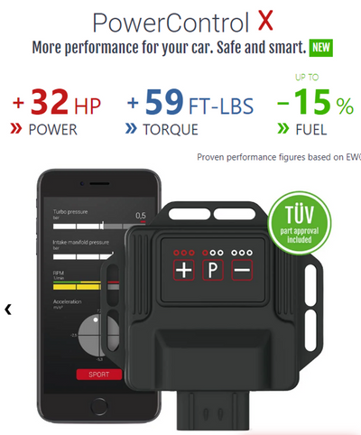 DTE Systems PowerControl X Chip Tuning Box - Ford Ranger 3.2 TDCI 200 HP-carbonizeduk