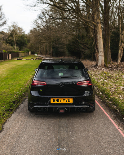 Volkswagen Golf R MK7.5 Carbon fibre F1 Rear diffuser 2017-2019 LIMITED EDITION-carbonizeduk
