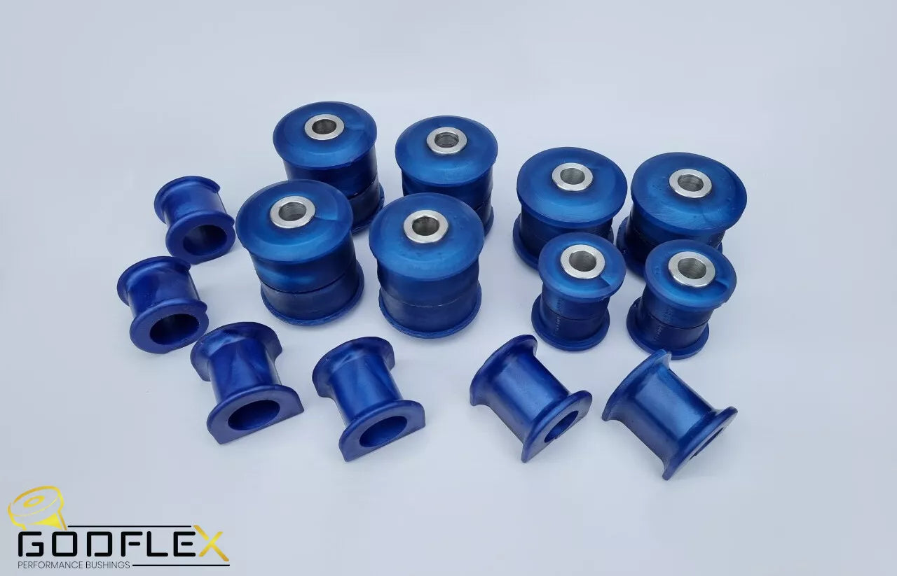 Front & Rear Suspension Arm & Anti Roll Bar Bushes For VW Transporter T5/T6 Poly-bushes-carbonizeduk