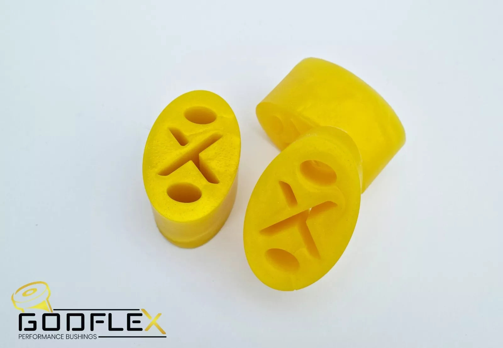 Exhaust Mount Bushes For ALL Land Rover Defender (1984-2016) Rigid Uprated Poly-bushes-carbonizeduk