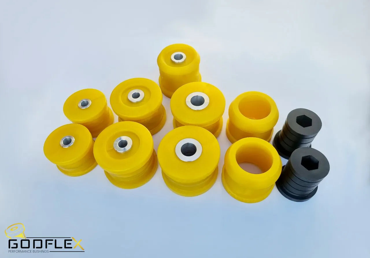 Front & Rear Arm / Subframe / Diff Bush Kit For BMW E46 3 Series 2000-2005 Poly-bushes-carbonizeduk