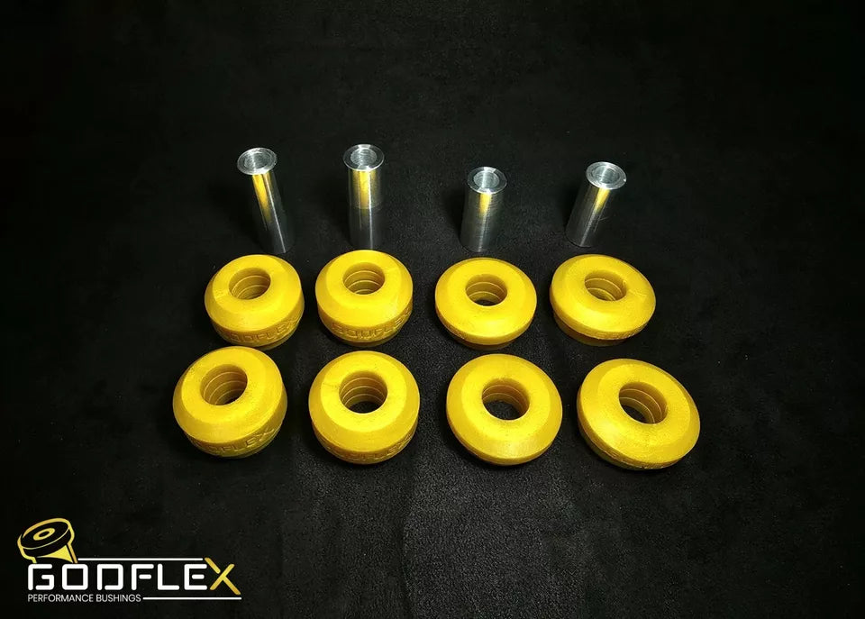 For AUDI A3 / S3 MK3 ALL MODELS Rear Lower Arm Tie Bar Bushes Kit in Poly 13-20-bushes-carbonizeduk