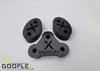 Exhaust Hanger Bush Kit For Honda Integra Inc Type R DC5 Uprated Rigid Poly-bushes-carbonizeduk