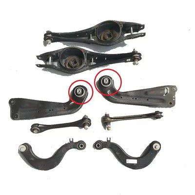 For Audi A3 / S3 MK3 ALL MODELS Rear Trailing Arm Bushes Kit in Poly 2013-20-bushes-carbonizeduk