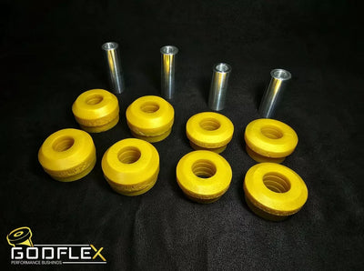 For AUDI A3 / S3 MK3 ALL MODELS Rear Lower Spring Arm Bushes Kit in Poly 2012-20-bushes-carbonizeduk