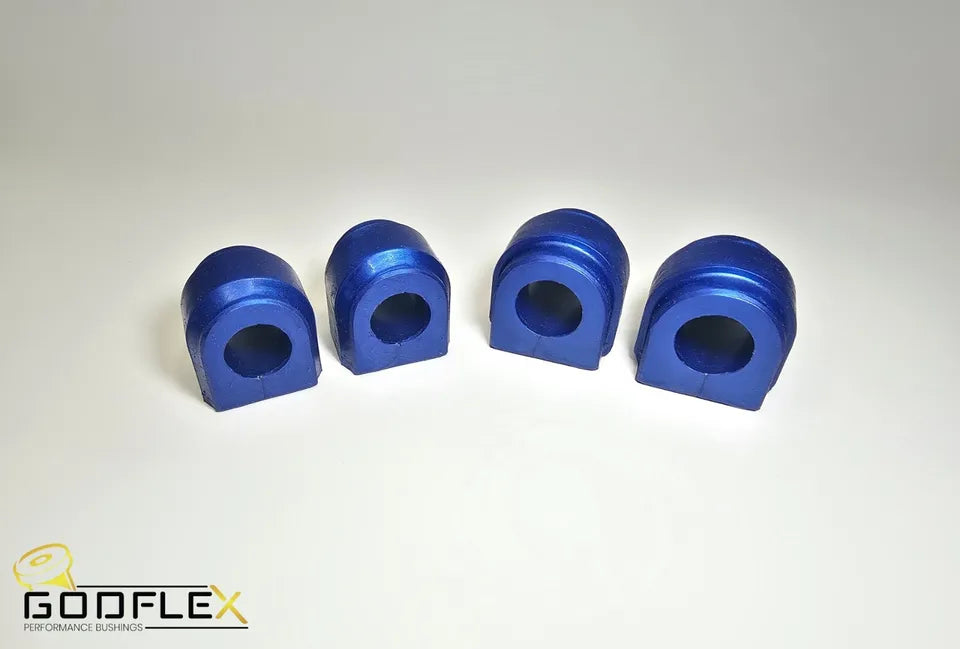 For VW Golf MK7 R Front & Rear Anti Roll Bar ARB Bushes Kit in Poly 7.5 (12-19)-bushes-carbonizeduk