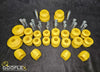 For Audi A3 S3 MK3 FULL Front & Rear Suspension Arms & ARB Bushes Kit in Poly-bushes-carbonizeduk