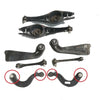 For AUDI A3 / S3 MK3 ALL MODELS Rear Upper Arm Bushes Kit in Poly 2013-2020-bushes-carbonizeduk
