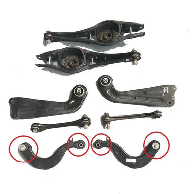 For AUDI A3 / S3 MK3 ALL MODELS Rear Upper Arm Bushes Kit in Poly 2013-2020-bushes-carbonizeduk