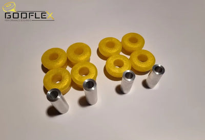 Rear Lower Spring Mount Suspension Arms Bush Kit For VW Scirocco MK3 08-17 Poly-bushes-carbonizeduk