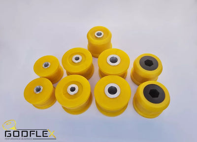 Front & Rear Arm / Subframe / Diff Bush Kit For BMW E46 3 Series 2000-2005 Poly-bushes-carbonizeduk