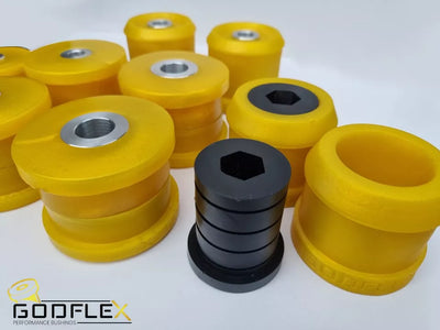 Front & Rear Arm / Subframe / Diff Bush Kit For BMW E46 3 Series 2000-2005 Poly-bushes-carbonizeduk
