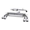 Milltek Audi S3 2.0 TFSI quattro 3-Door 8V/8V.2 (Non-GPF Equipped Models Only) 2013-2018 Cat-back Exhaust-Exhaust System-carbonizeduk