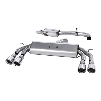 Milltek Audi S3 2.0 TFSI quattro 3-Door 8V/8V.2 (Non-GPF Equipped Models Only) 2013-2018 Cat-back Exhaust-Exhaust System-carbonizeduk