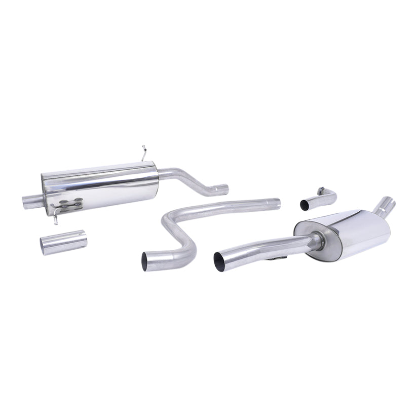 Milltek Ford Fiesta Mk8 1.0T EcoBoost ST-Line 3 & 5 Door (Non-OPF/GPF Models Only) 2017-2019 Cat-back Exhaust-Exhaust System-carbonizeduk