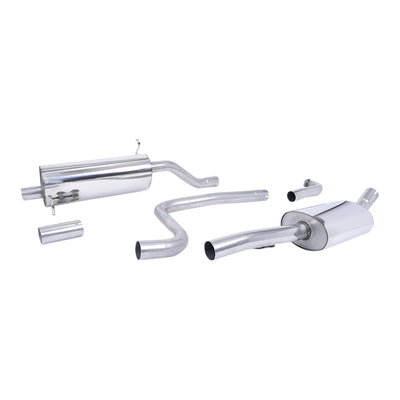 Milltek Ford Fiesta Mk8 1.0T EcoBoost ST-Line 3 & 5 Door (Non-OPF/GPF Models Only) 2017-2019 Cat-back Exhaust-Exhaust System-carbonizeduk