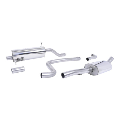 Milltek Ford Fiesta Mk8 1.0T EcoBoost ST-Line 3 & 5 Door (Non-OPF/GPF Models Only) 2017-2019 Cat-back Exhaust-Exhaust System-carbonizeduk