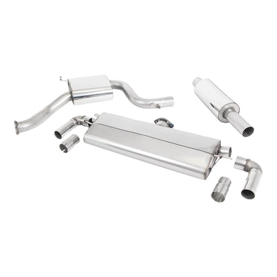 Milltek Volkswagen Golf MK7.5 GTi (Performance Pack Models & Non OPF/GPF Equipped Models Only) 2017-2018 Cat-back Exhaust-Exhaust System-carbonizeduk
