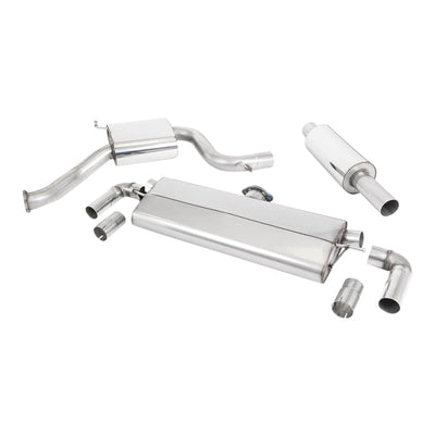 Milltek Volkswagen Golf MK7.5 GTi (Performance Pack Models & Non OPF/GPF Equipped Models Only) 2017-2018 Cat-back Exhaust-Exhaust System-carbonizeduk