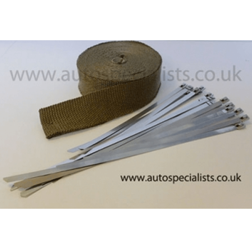 Titanium Exhaust Wrap Higher Temperature Wrap for Turbo Manifolds-BMW-Airtec-carbonizeduk