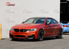 BMW M4 F83 F82 P style front splitter with air intake covers 3pcs-carbonizeduk