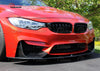 BMW M4 F83 F82 P style front splitter with air intake covers 3pcs-carbonizeduk