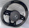 Mercedes Benz Carbon Fibre + Alcantara F1 steering wheel C63 E63 GLA CLA AMG GT A-CLASS C-CLASS-carbonizeduk