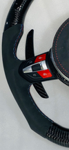 BMW M2 M3 M4 M5 M6 M140i Carbon Fibre F1 Style Carbon Fibre & Alcantara Steering Wheel-custom steering wheel-carbonizeduk