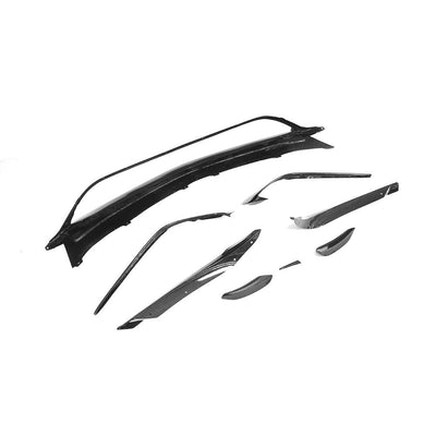 Mercedes Benz A45 AMG Carbon Fibre 8 Piece front splitter 13-18-carbonizeduk